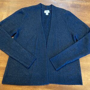 Old Navy Blue Cozy Open Front Cardigan Sweater for Women Size Large EUC